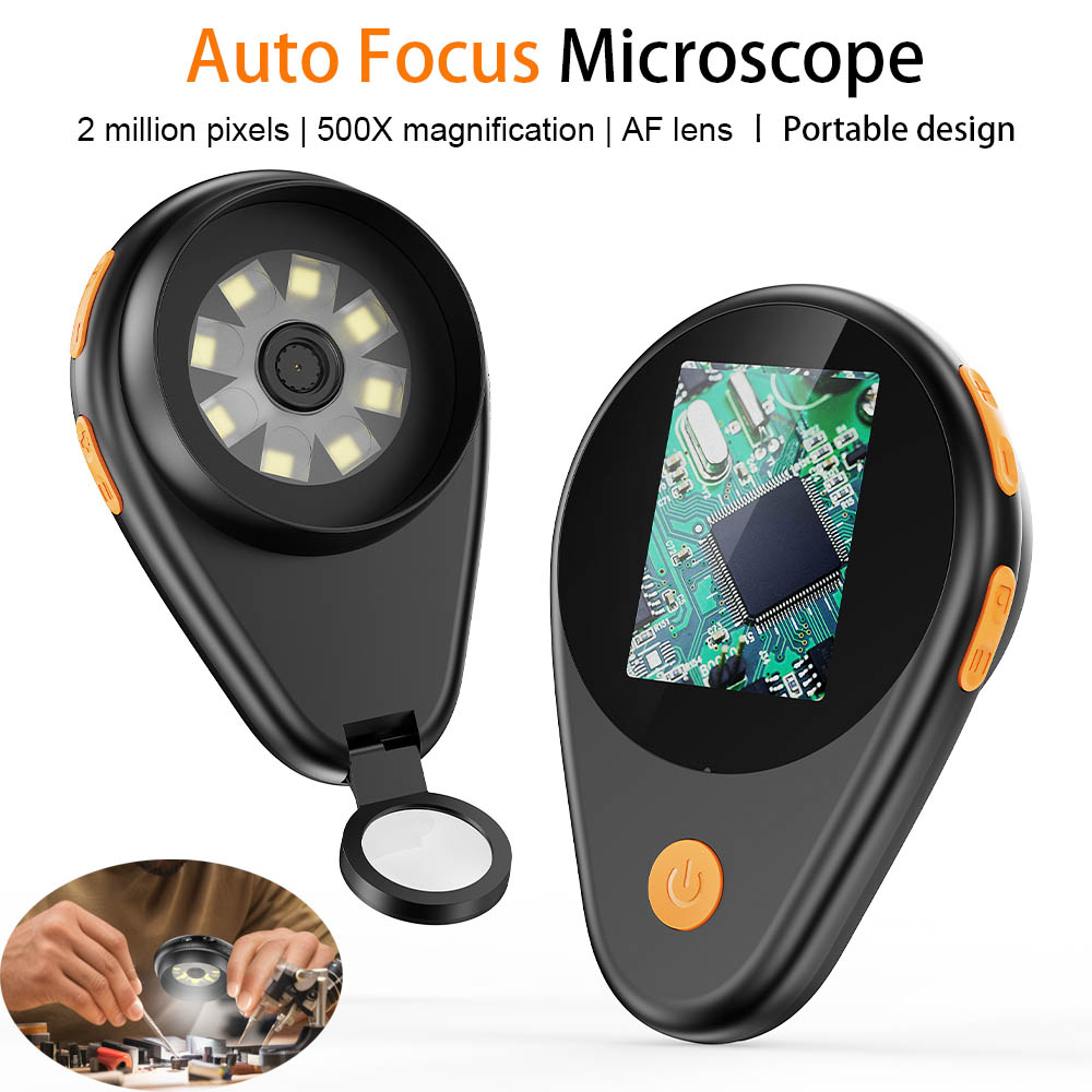 Electronics Repair Videos - Lupa de microscópio digital, foco automático,