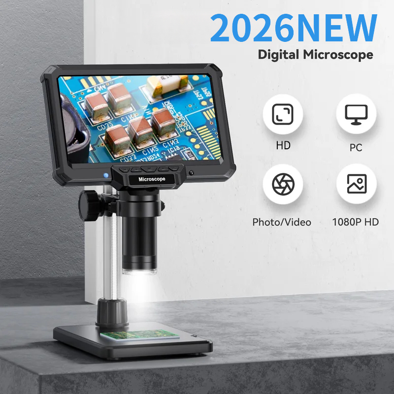 Electronics Repair Videos - Microscópio Eletrônico HD 1200X 16MP com