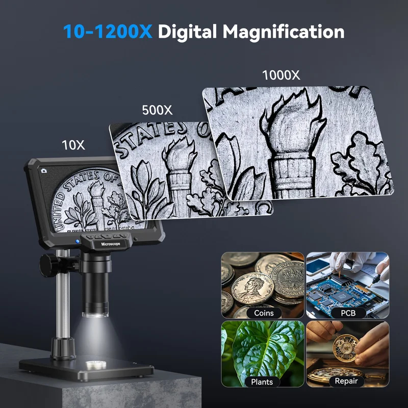 Microscópio Eletrônico HD 1200 - Electronics Repair Videos avaliação e preço