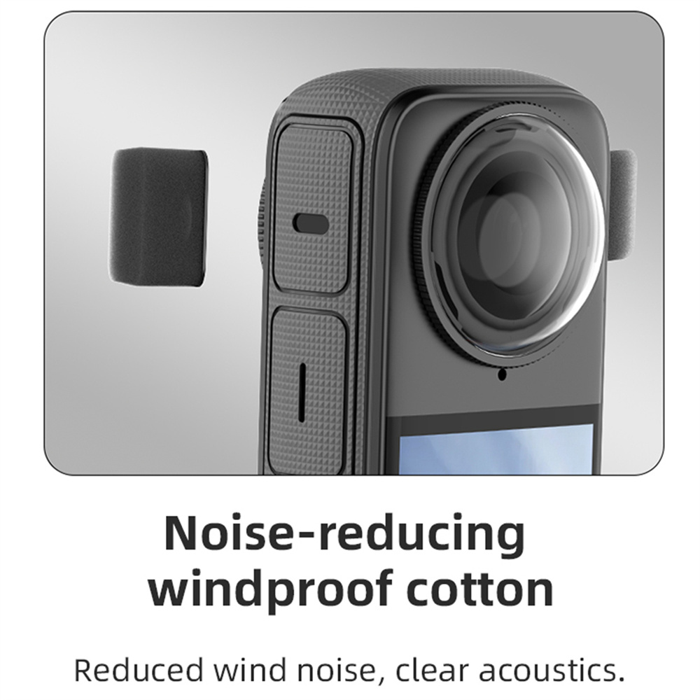 6 pçs microfone pára-brisas pa - Insta360 Camera X3 avaliação e preço
